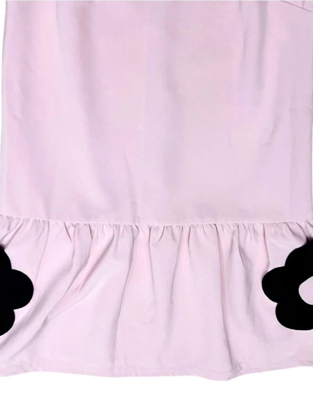 Victoria Beckham x Target Dress Dusty Pink Black/Floral/Pockets Ruffle Sz XL NEW